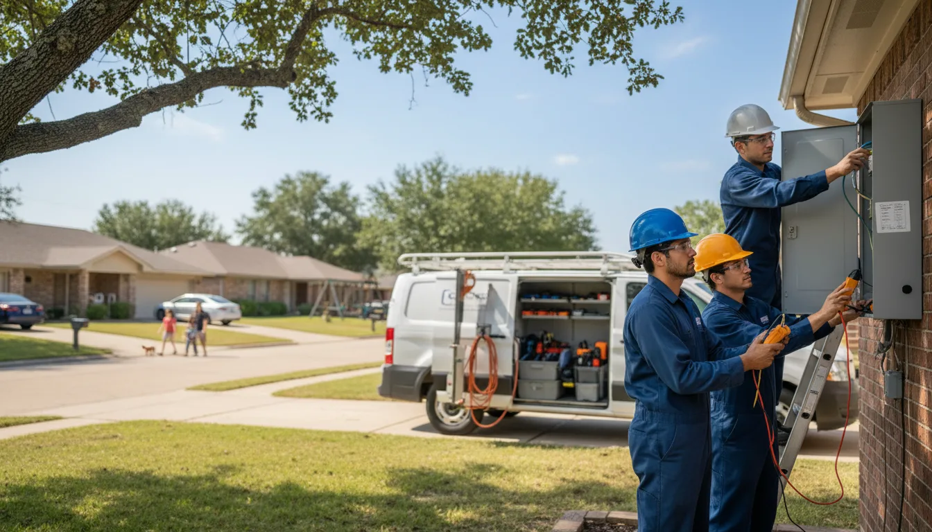 Certified electrician providing emergency electrical services in Batchtown, IL